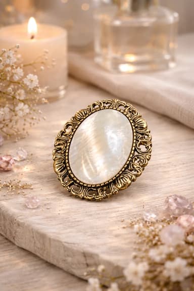 Collection de broches en pierres naturelles